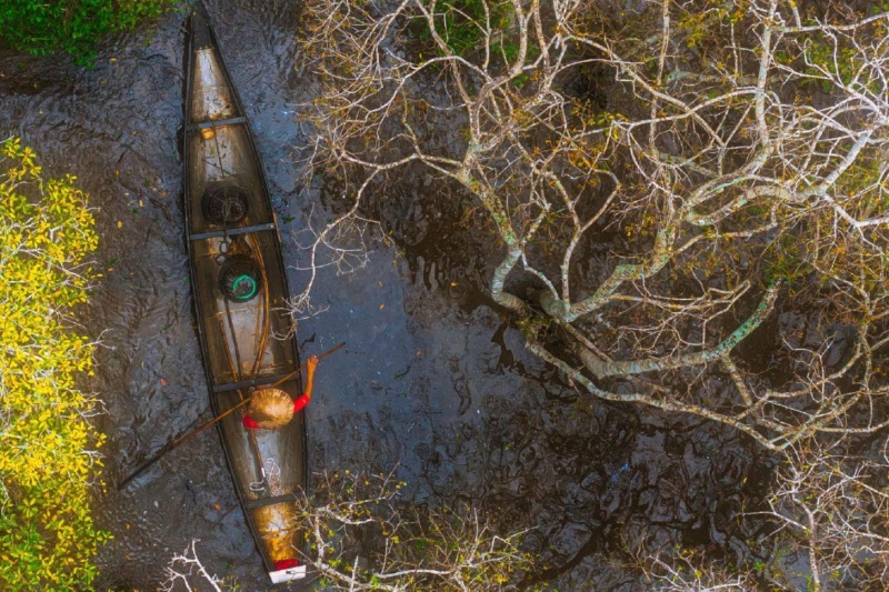 Man on boat