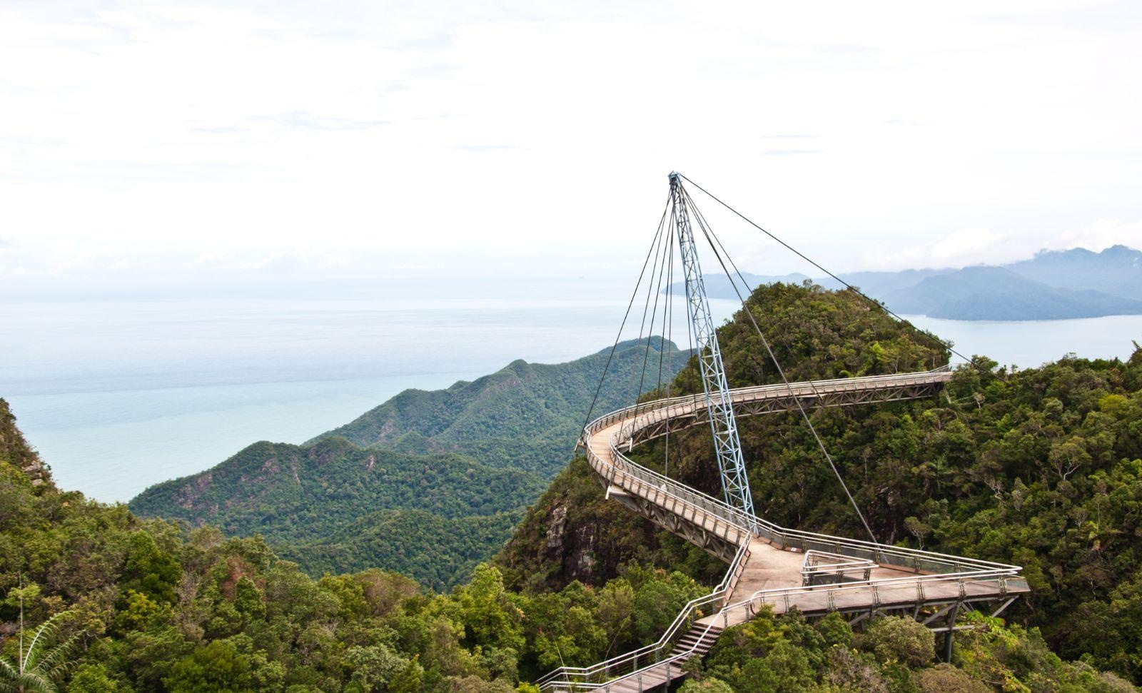 green bridge sky